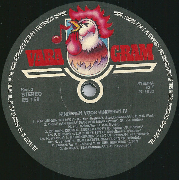 Kinder für Kinder - Kinder für Kinder 4 (LP) 50863