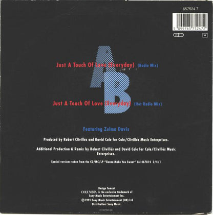 C + C Music Factory - Just A Touch Of Love (Everyday) 18164 Vinyl Singles Vinyl Goed / Hoes Goed