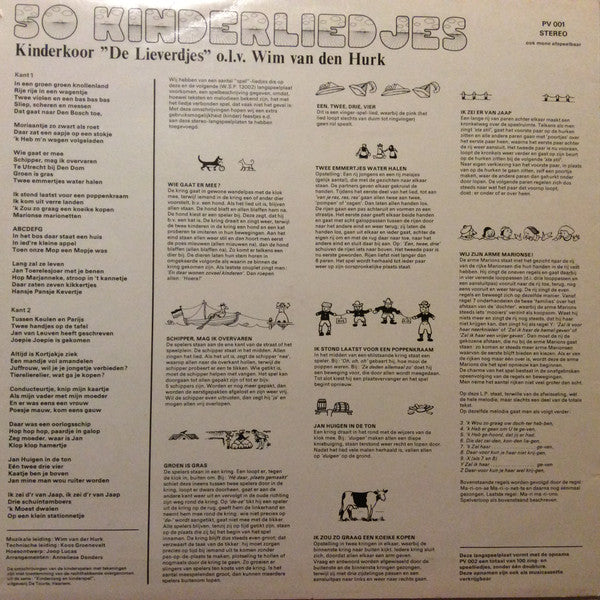 Kinderchor De Lieverdjes – 50 Kinderlieder (LP) 50868