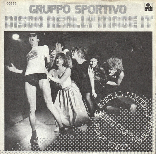 Gruppo Sportivo - Disco Really Made It Vinyl Singles Vinyl Goed / Hoesje Redelijk "VINYLSINGLES.NL"