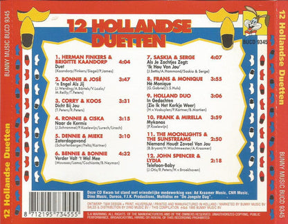 Various - De Gouden Klompenserie 12 Hollandse Duetten (CD) 70410 Compact Disc Goede Staat