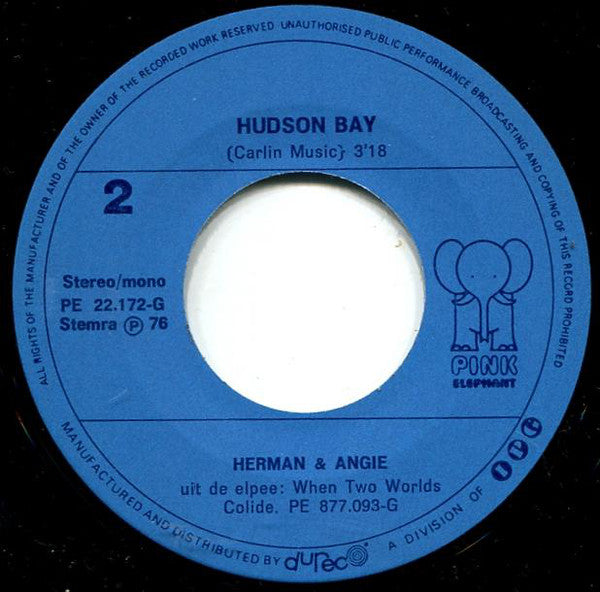 Herman & Angie - What About Me Vinyl Singles Vinyl Zeer Goed / Hoesje Goed "VINYLSINGLES.NL"