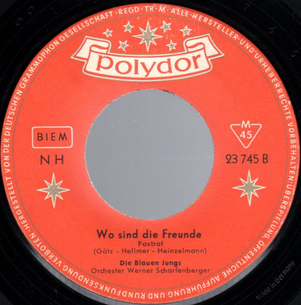 Blauen Jungs - Einmal Die Ferne Seh'n 42262 Vinyl Singles Vinyl Goed / Hoes Generic