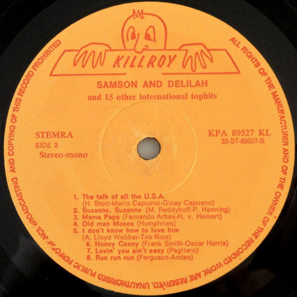 Unbekannter Künstler – Samson And Delilah und 15 weitere internationale Top-Hits (LP) 49560