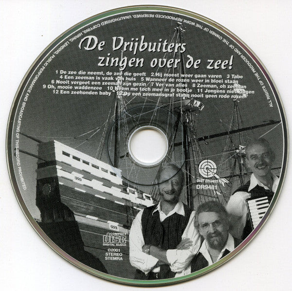 Vrijbuiters - Zingen Over De Zee! (CD) 70694 Compact Disc Goede Staat