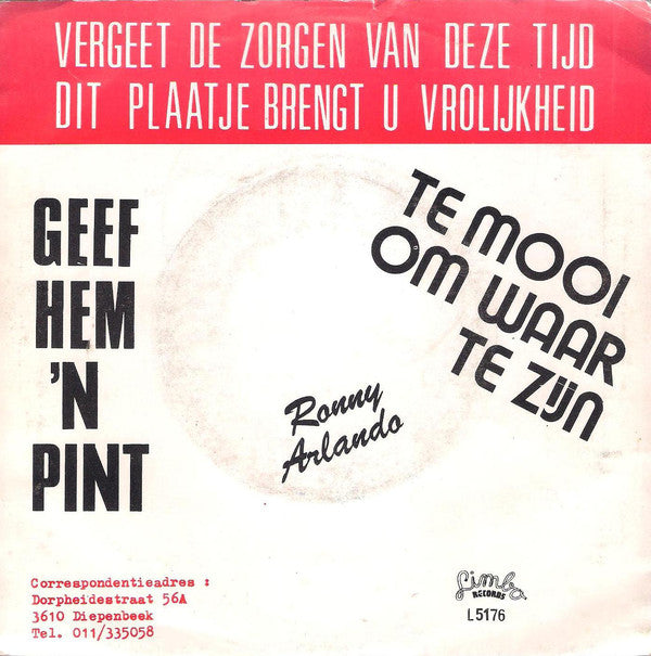 Ronny Arlando - Gib ihm ein Pint 25227