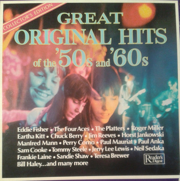 Various - Great Original Hits Of The '50s And '60s (LP) Vinyl LP 9x Box Vinyl (VG) <br> Hoes (G+)