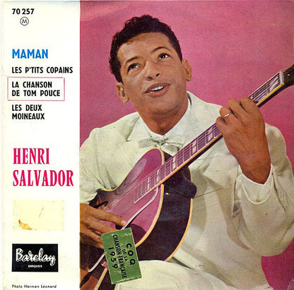 Henri Salvador - Maman Vinyl Singles EP Vinyl Zeer Goed / Hoesje Goed "VINYLSINGLES.NL"