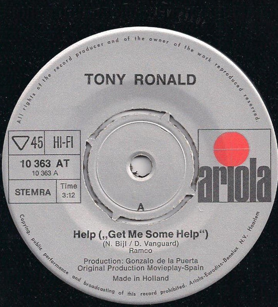 Tony Ronald – Hilfe (Hol mir etwas Hilfe) 18990