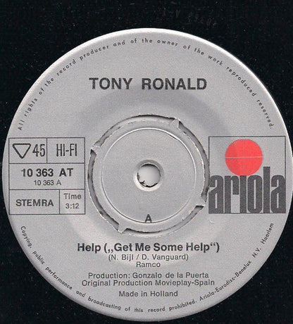 Tony Ronald – Hilfe (Hol mir etwas Hilfe) 18990