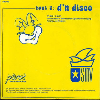 Mestreechter Operette Vereiniging - Mèt Blaore Aon M'n Veuj 41459 Vinyl Singles Vinyl Goed / Hoes Goed