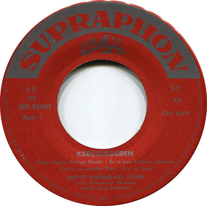 Delfts Madrigaalkoor - Kerstliederen 32169 Vinyl Singles Vinyl Zeer Goed / Hoesje Goed "VINYLSINGLES.NL"