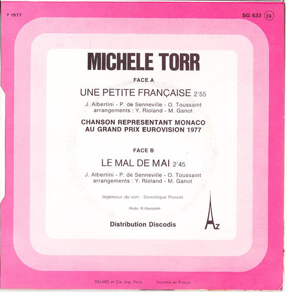 Michèle Torr – Une Petite Française 33926