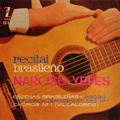 Narciso Yepes - Recital Brasileño 40403 Vinyl Singles Vinyl Goed / Hoes Goed