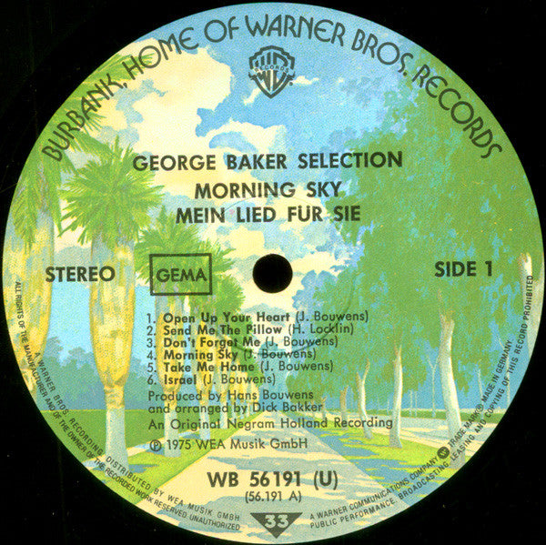 George Baker Selection - Morning Sky - Mein Lied Für Sie (LP) 40799 Vinyl LP JUKEBOXSINGLES.NL   