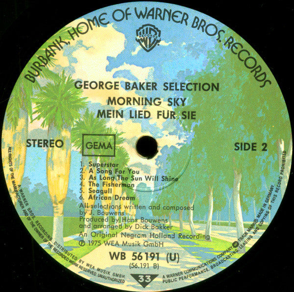 George Baker Selection - Morning Sky - Mein Lied Für Sie (LP) 40799 Vinyl LP JUKEBOXSINGLES.NL   