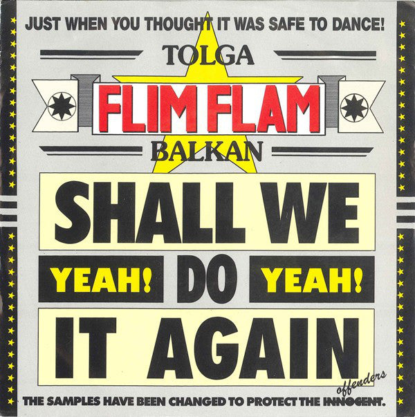 Tolga "Flim Flam" Balkan - Shall We Do It Again 26983 Vinyl Singles Vinyl Goed / Hoes Goed