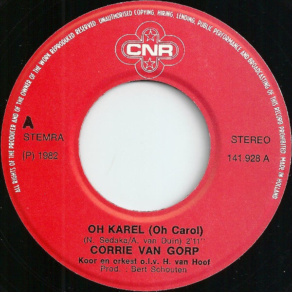 Corrie van Gorp - Kokosnoten-Coco 29681 Vinyl Singles Vinyl Zeer Goed / Hoesje Goed "VINYLSINGLES.NL"