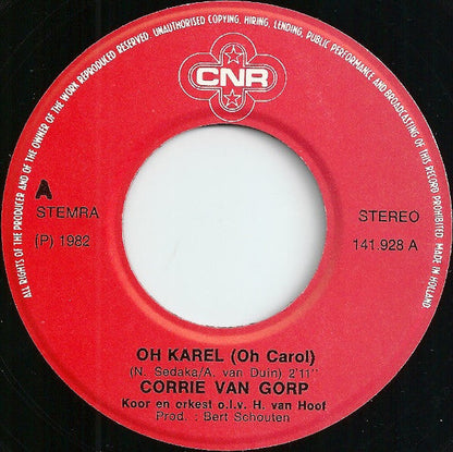 Corrie van Gorp - Kokosnoten-Coco 29681 Vinyl Singles Vinyl Zeer Goed / Hoesje Goed "VINYLSINGLES.NL"
