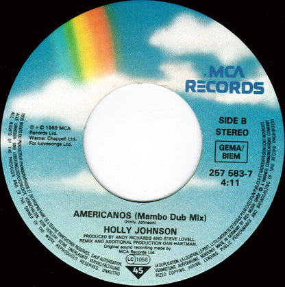Holly Johnson - Americanos 33307 Vinyl Singles Vinyl Goed / Hoes Goed