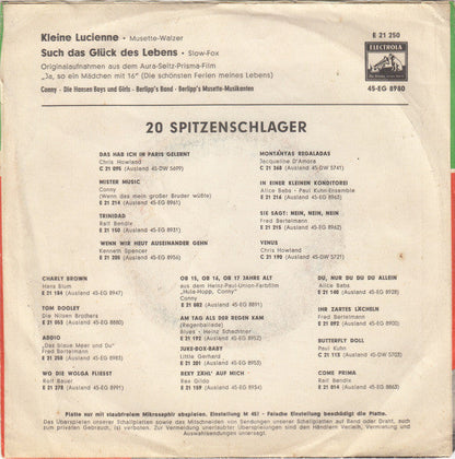 Conny Froboess - Kleine Lucienne (B) Vinyl Singles Vinyl Goed / Hoes Redelijk