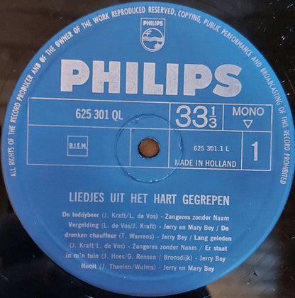 Singer Without a Name und Jerry and Mary Bey – Songs from the Heart (LP) 43429 (B-Wahl))