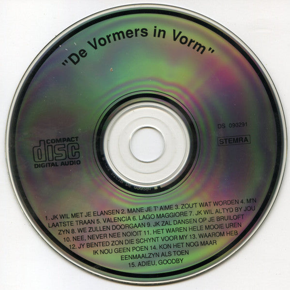 Vormers - In Vorm (CD) 70550 Compact Disc Goede Staat