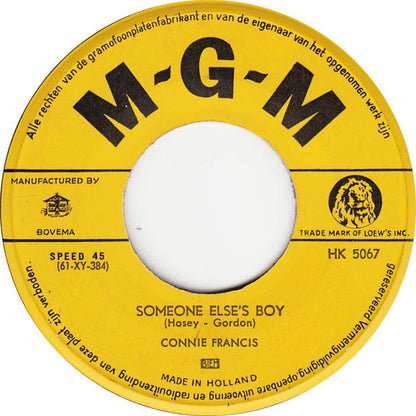 Connie Francis - Breakin' In A Brand New Broken Heart 42372 Vinyl Singles Vinyl Goed / Hoes Generic