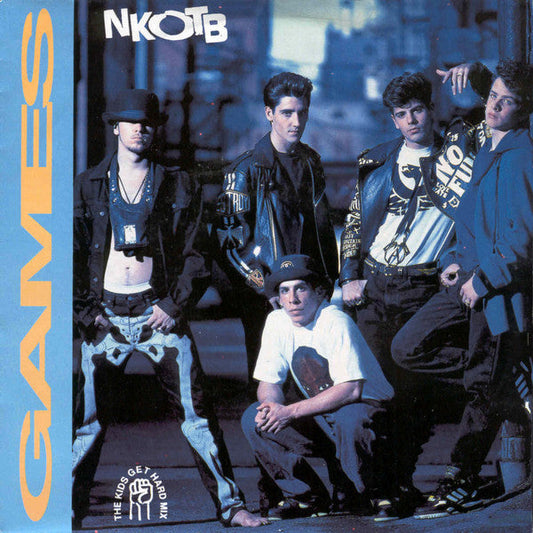 NKOTB ‎– Games (The Kids Get Hard Mix) 06382 Vinyl Singles Vinyl Goed / Hoes Goed