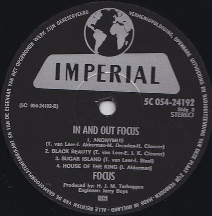 Focus - In And Out Of Focus (LP) 42602 Vinyl LP JUKEBOXSINGLES.NL   