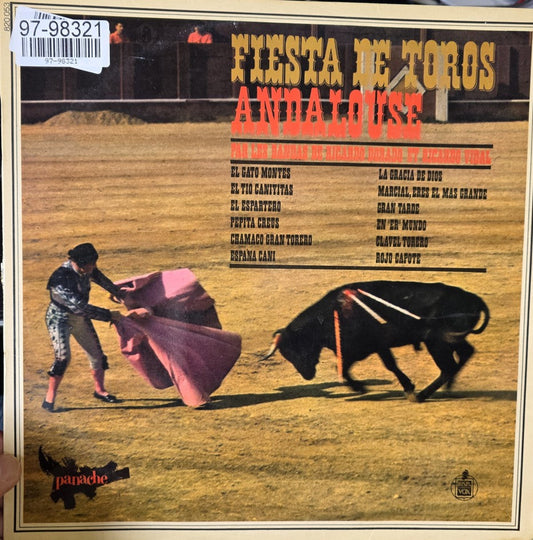 Fiesta De Toros - Andalousie (LP) Vinyl LP Vinyl Zeer Goed / Hoes Goed "VINYLSINGLES.NL"