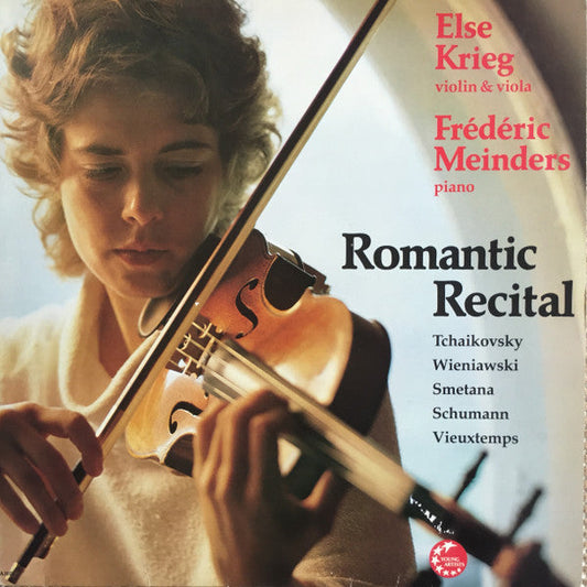 Else Krieg - Romantic Recital (LP) Vinyl LP Vinyl Zeer Goed / Hoesje Goed "VINYLSINGLES.NL"