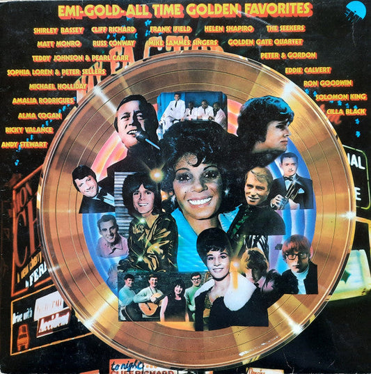 Various - Emi-Gold-All Time Golden Favorites (LP) Vinyl LP Dubbel Vinyl (VG) <br> Hoes (G+)