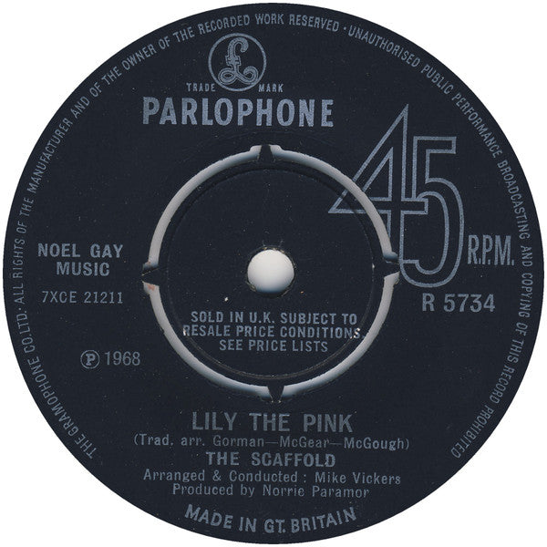 Scaffold - Lily The Pink 42252 Vinyl Singles Toevoegen Vinyl Goed / Hoes Generic