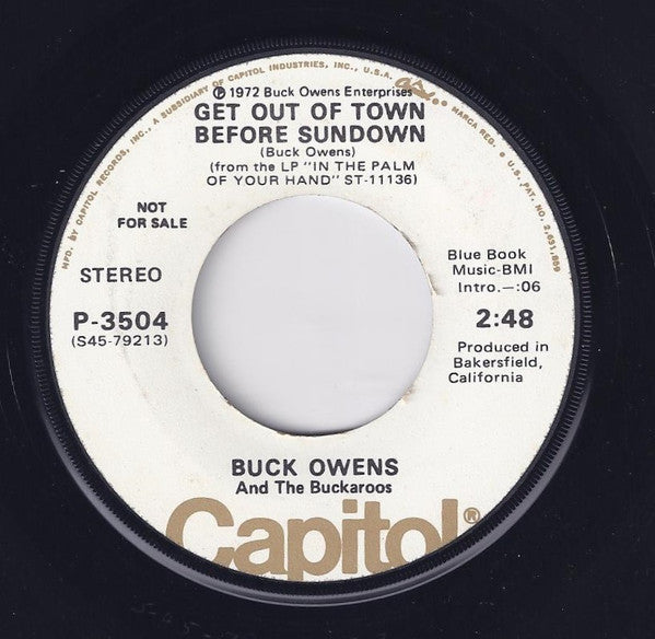 Buck Owens And His Buckaroos - In The Palm Of Your Hand 42611 Vinyl Singles Vinyl Goed / Hoes Generic