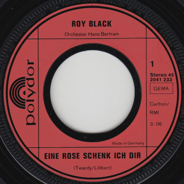 Roy Black – Eine Rose Schenk Ich Dir 32761