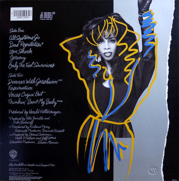 Donna Summer - All Systems Go (LP) 51982 Vinyl LP Vinyl Goed / Hoes Zie Foto