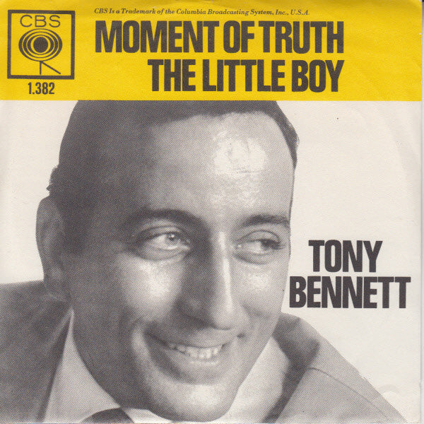Tony Bennett - Moment Of Truth 41458 Vinyl Singles Vinyl Goed / Hoes Goed