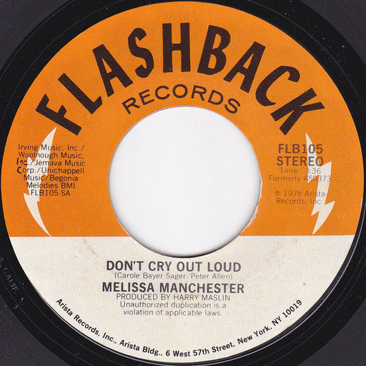 Melissa Manchester - Don't Cry Out Loud 27084