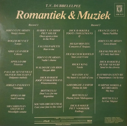 Various - Romantiek & Muziek (LP) 50561 Vinyl LP Dubbel JUKEBOXSINGLES.NL   