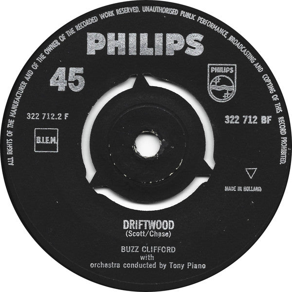 Buzz Clifford - Baby Sittin' Boogie Vinyl Singles Vinyl Zeer Goed / Hoesje Generic "VINYLSINGLES.NL"