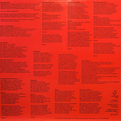 Stem Des Volks - De Rooden Roepen (LP) 52311 Vinyl LP Vinyl Goed / Hoes Goed