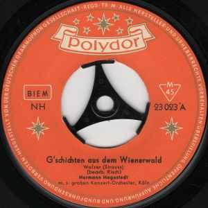 Hermann Hagestedt - G'schichten Aus Dem Wienerwald Vinyl Singles Vinyl Zeer Goed / Hoesje Generic "VINYLSINGLES.NL"