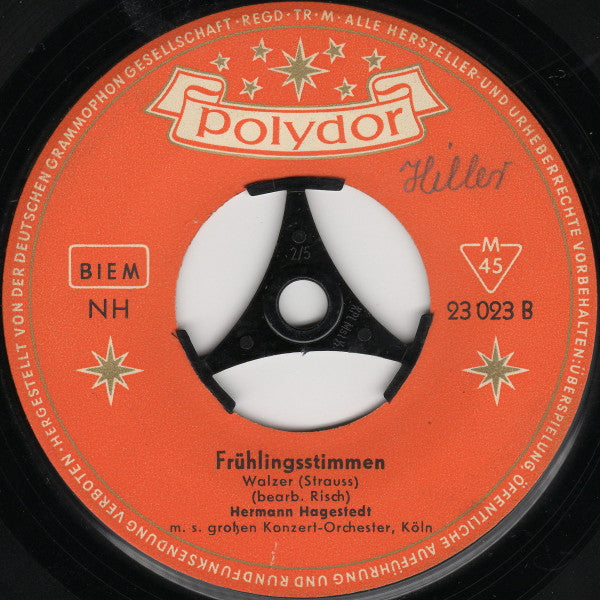 Hermann Hagestedt - G'schichten Aus Dem Wienerwald Vinyl Singles Vinyl Zeer Goed / Hoesje Generic "VINYLSINGLES.NL"