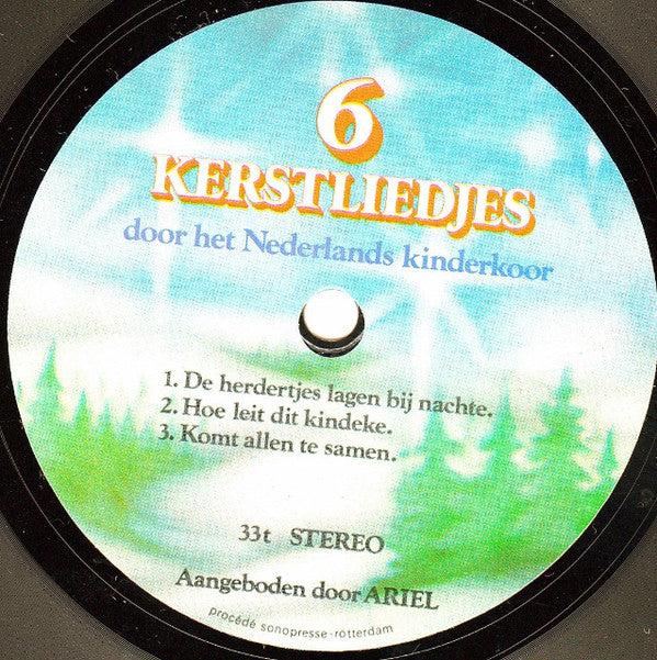 Nederlands Kinderkoor - 6 Bekende Kerstliedjes (Flexidisc) 19403 Flexidisc Flexi-Disc