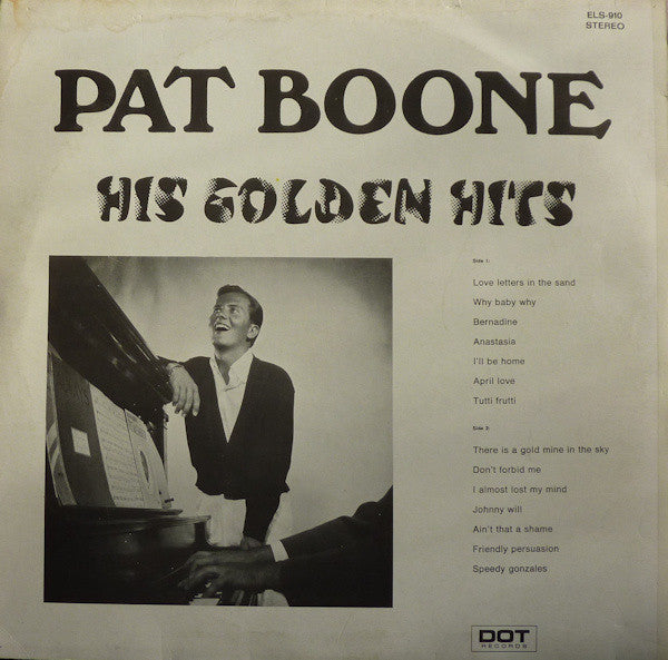 Pat Boone - His Golden Hits (LP) 41405 Vinyl LP JUKEBOXSINGLES.NL   