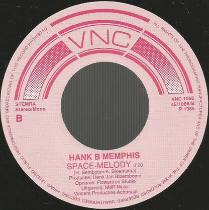 Hank B. Memphis - Hallo Pap Vinyl Singles Vinyl Zeer Goed / Hoesje Generic "VINYLSINGLES.NL"