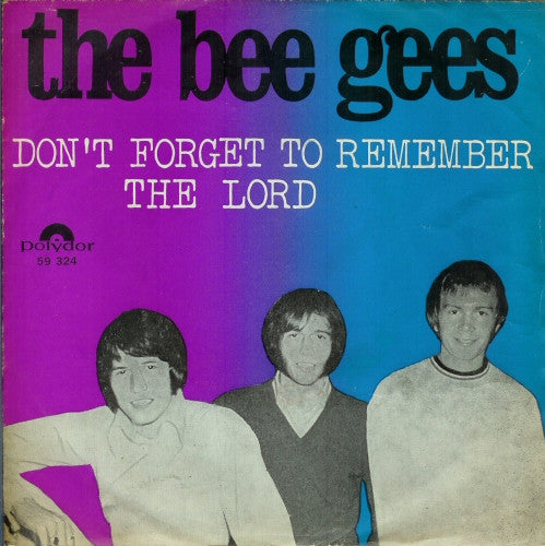 Bee Gees - Don't Forget To Remember 34002 Vinyl Singles Vinyl Goed / Hoes Goed