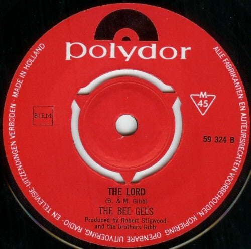 Bee Gees - Don't Forget To Remember Vinyl Singles Vinyl Zeer Goed / Hoesje Goed "VINYLSINGLES.NL"