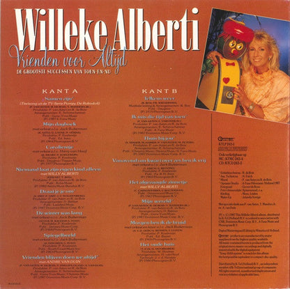 Willeke Alberti - Vrienden Voor Altijd - De Grootste Successen Van Toen-En-Nu (LP) 52204 Vinyl LP Vinyl Goed / Hoes Goed